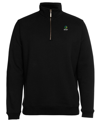 Picture of Mens 1/2 Zip Brass Sweater