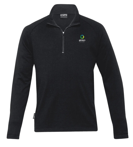 Picture of Mens Merino Zip Pullover