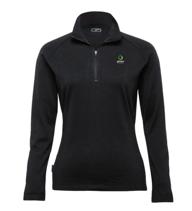 Picture of Ladies Merino Zip Pullover