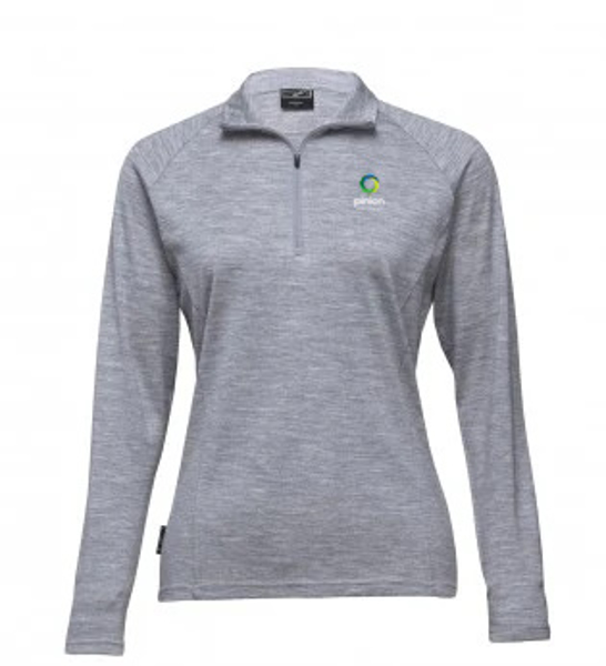 Picture of Ladies Merino Zip Pullover
